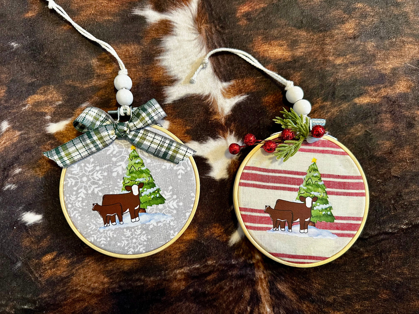 Hereford Christmas Ornament