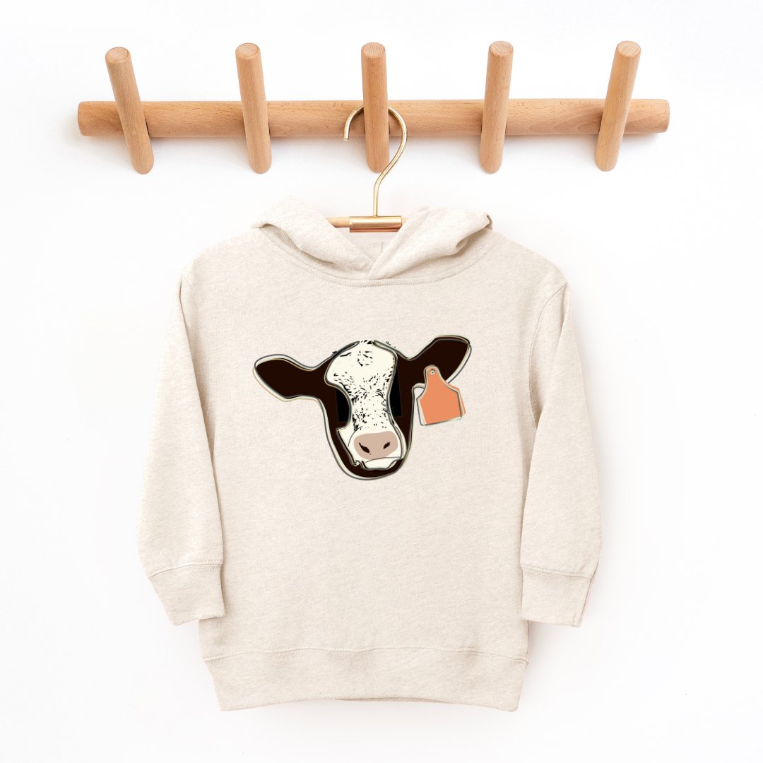 Baldie Calf | Toddler Hoodie, Saltwater or Oatmeal