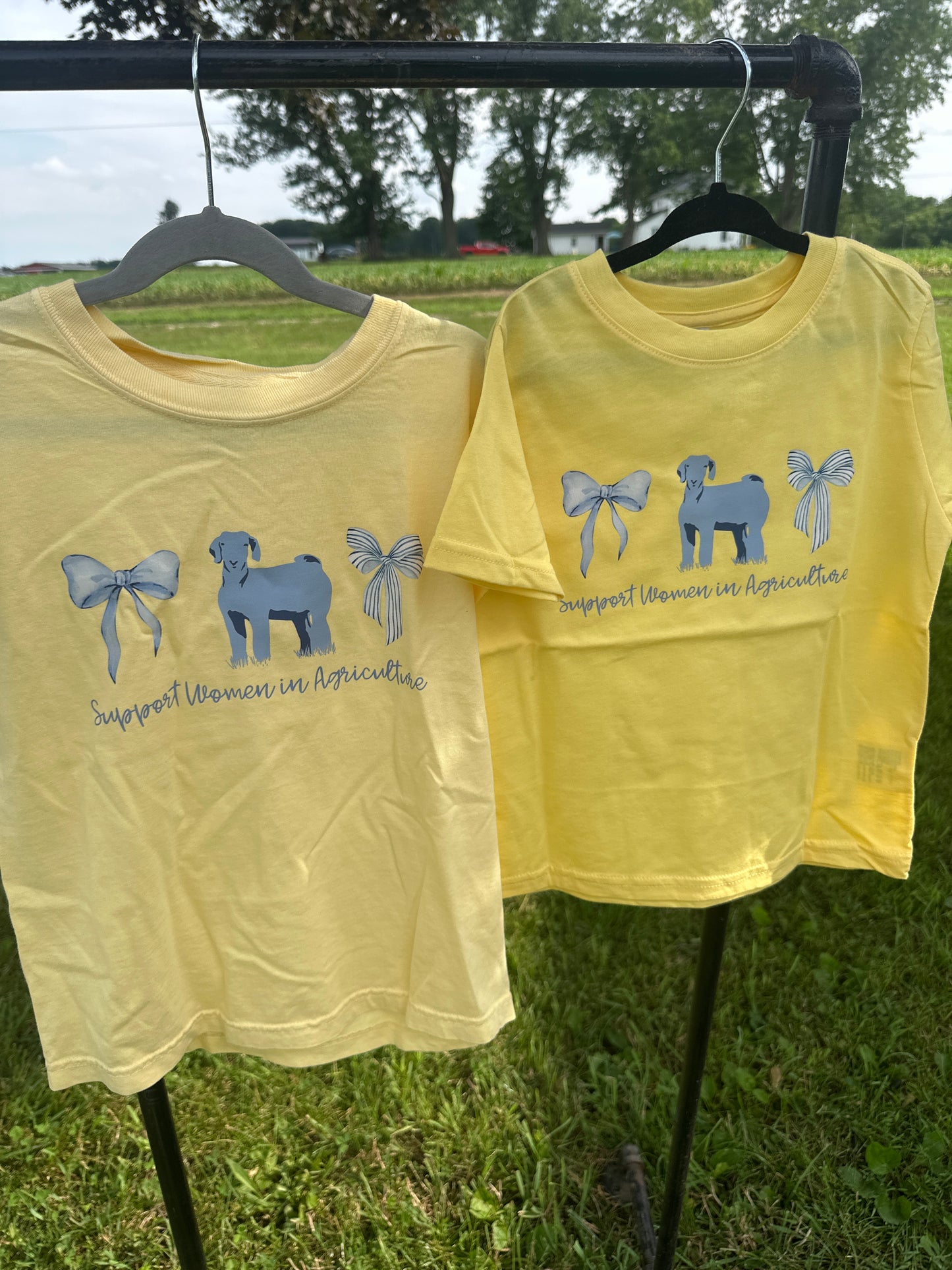 Support Women in AG {Goat} | Toddler + Youth Tee, Summer Yellow (2T to Medium)