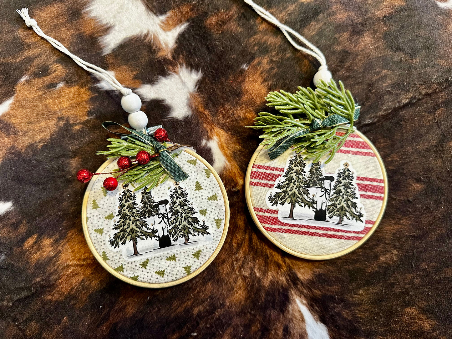 Winter Wonderland Lamb Christmas Ornament