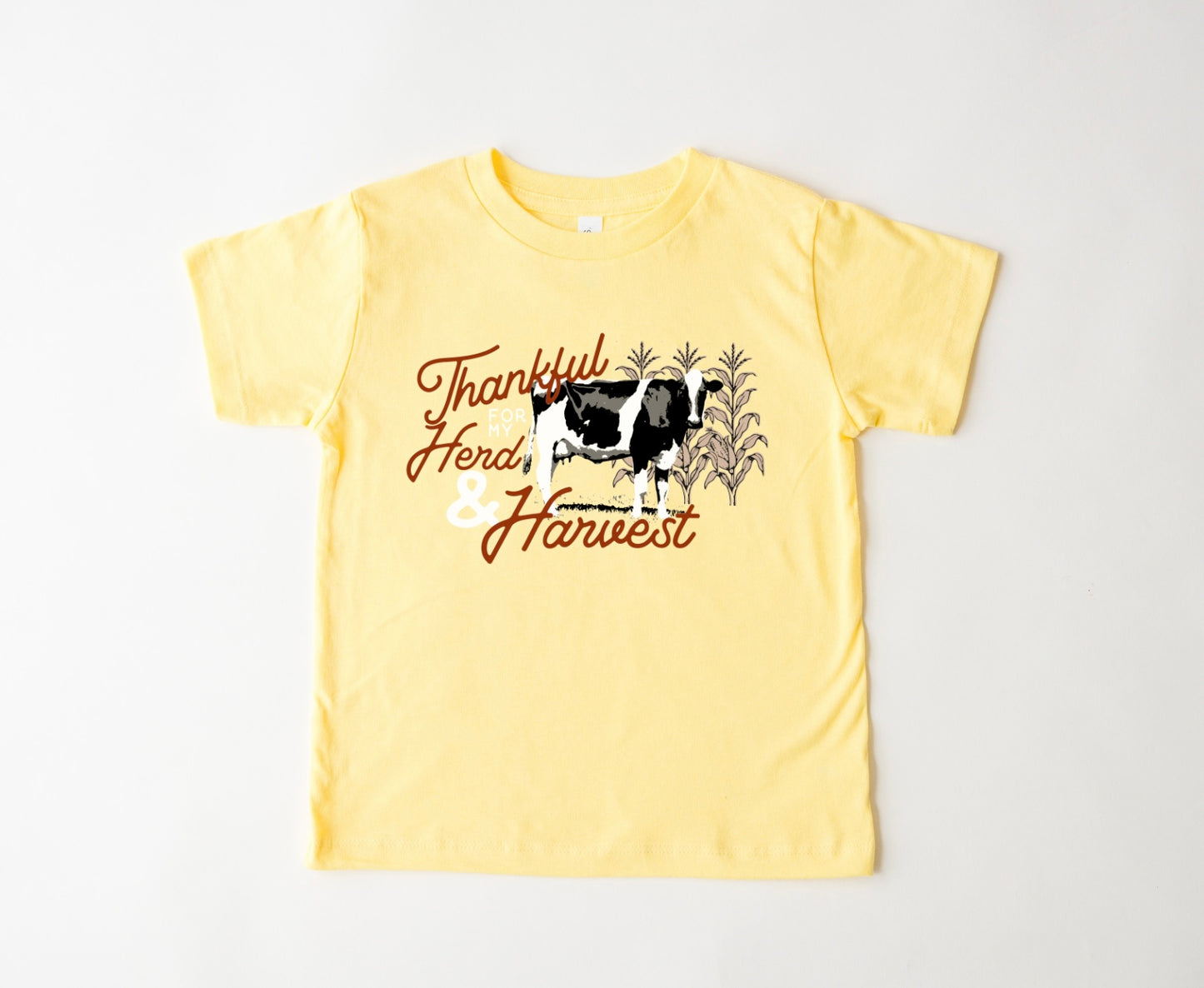 Thankful for my Dairy Herd & Harvest | Infant, Toddler + Youth Tee