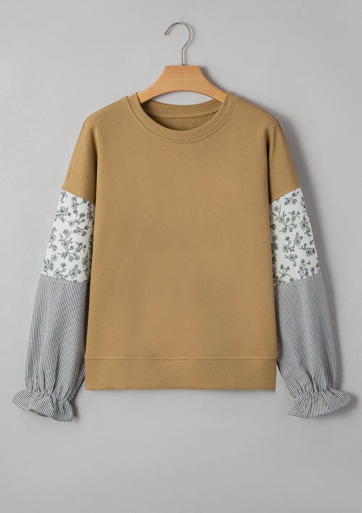 Addie Floral Patchwork Pullover | Adult Small