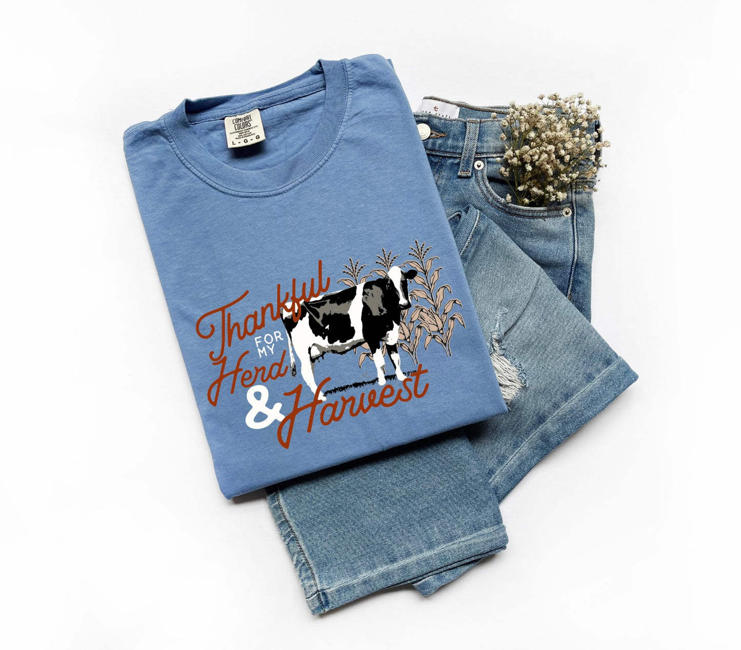 Thankful for my Dairy Herd & Harvest | Adult Tee