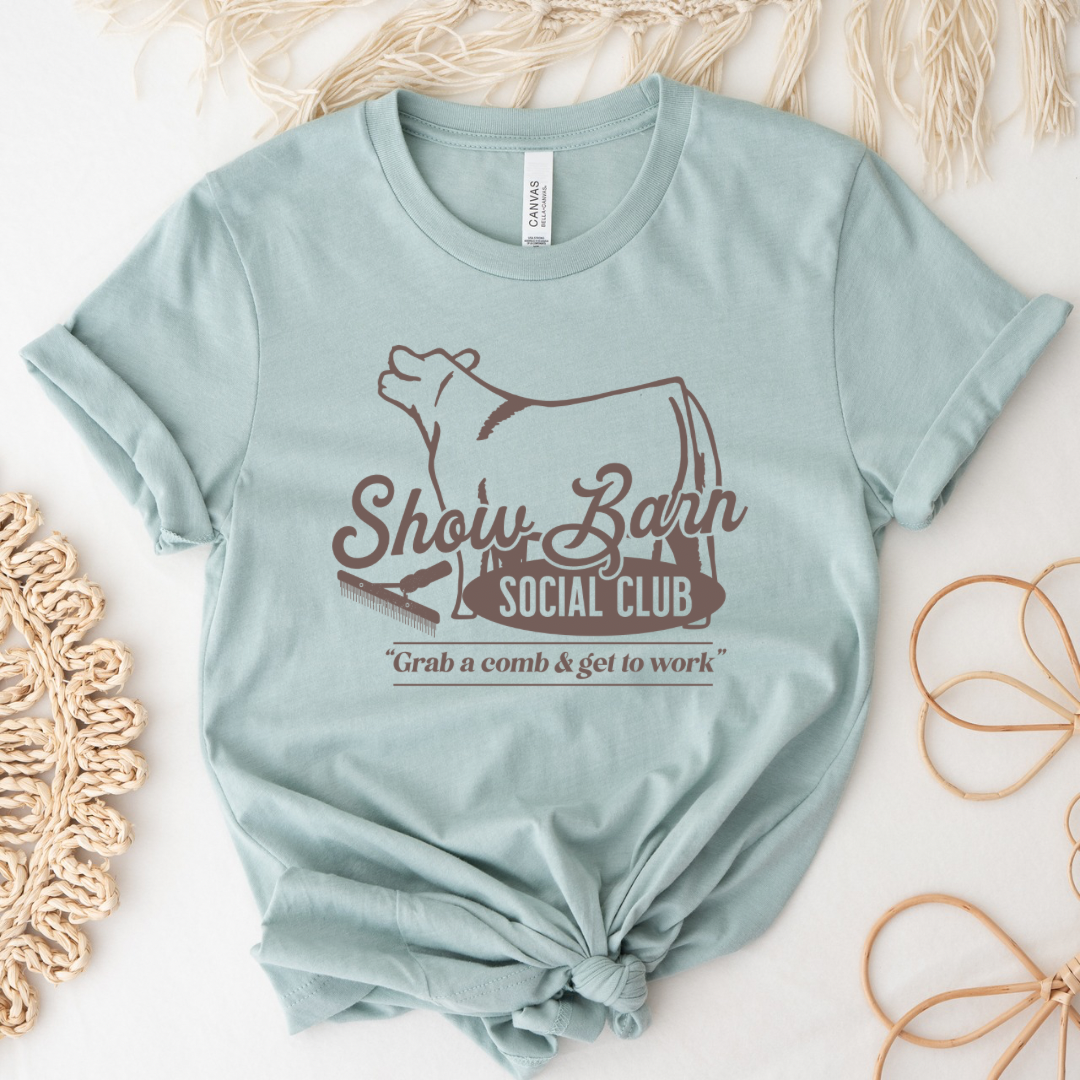 Show Barn Social Club (Brown) | Adult Tee
