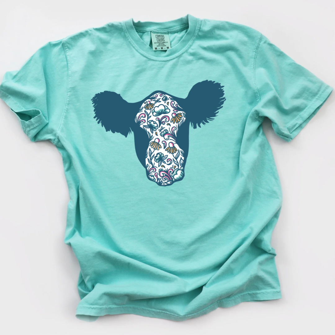Spring Floral Baldie | Adult Tee