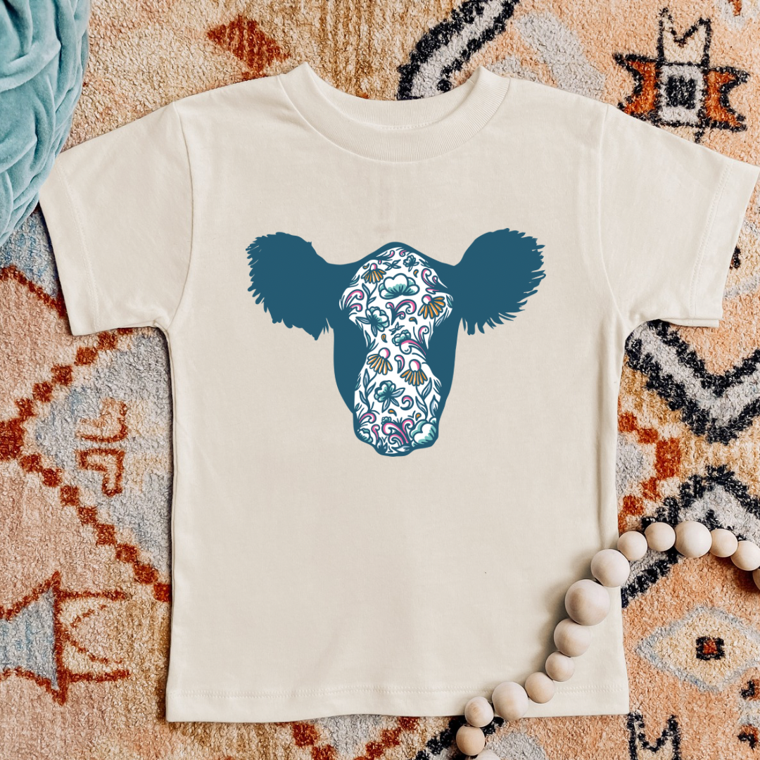 Spring Floral Baldie | Infant + Toddler Tee