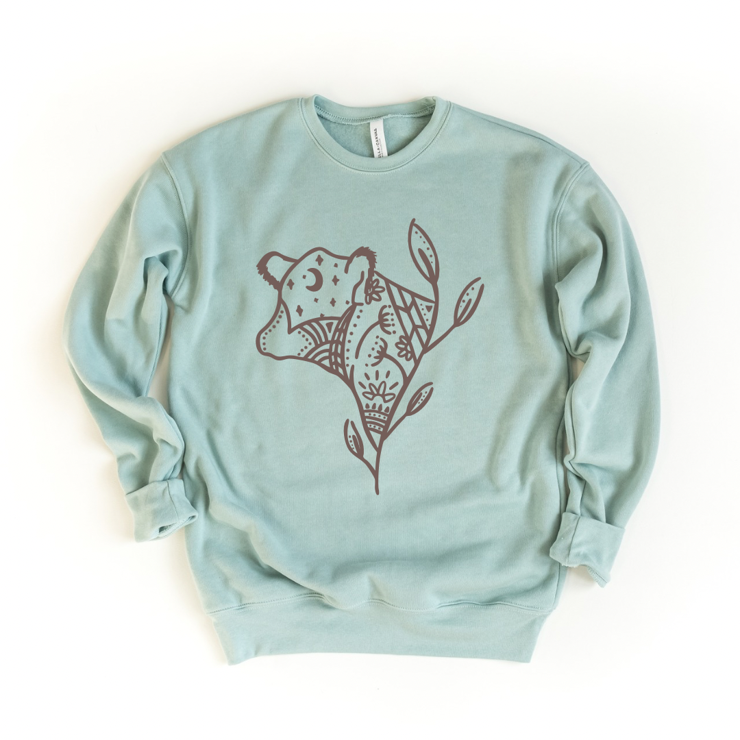Boho Bovine | Adult Crewneck Pullover