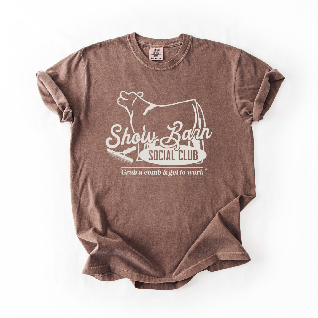 Show Barn Social Club (Cream) | Adult Tee