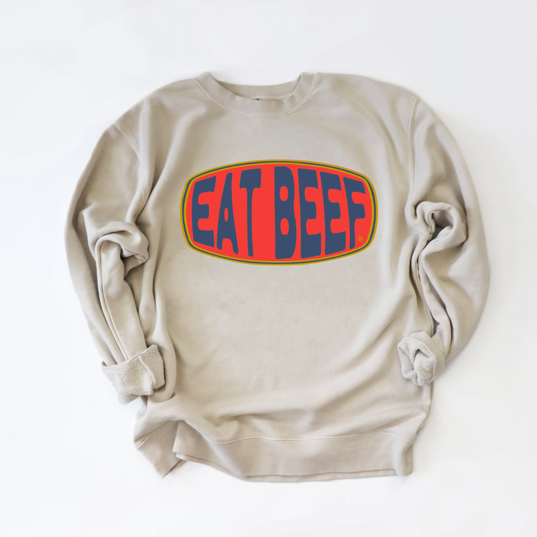Eat Beef | Adult Crewneck Pullover