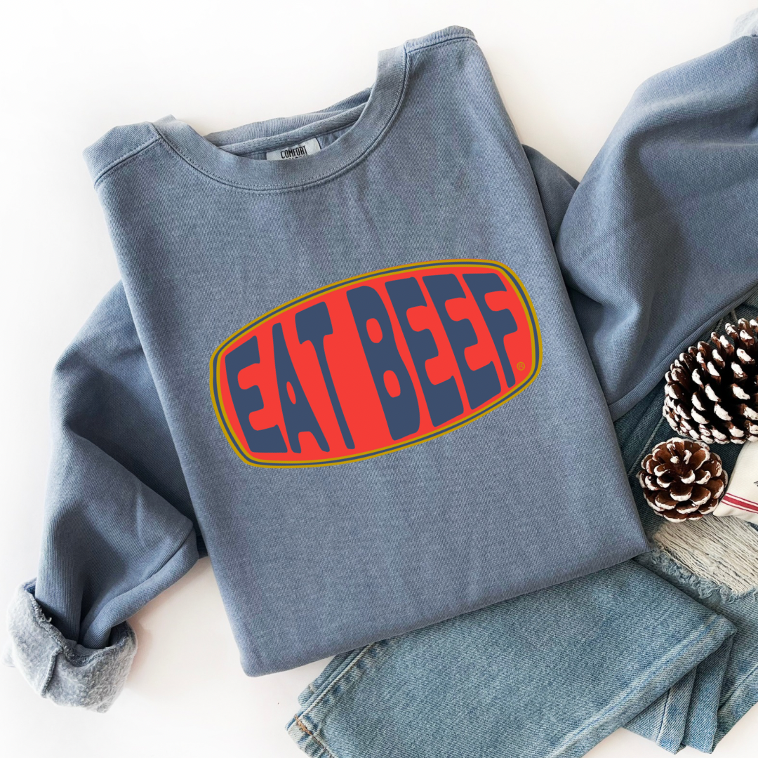 Eat Beef | Adult Crewneck Pullover