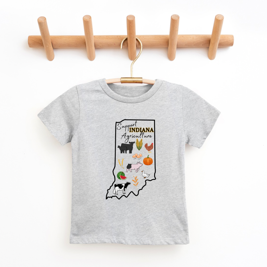 Support Indiana Agriculture | Toddler + Youth Tee
