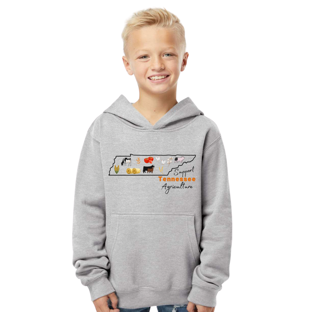 Support Tennessee Agriculture | Toddler + Youth Hoodie