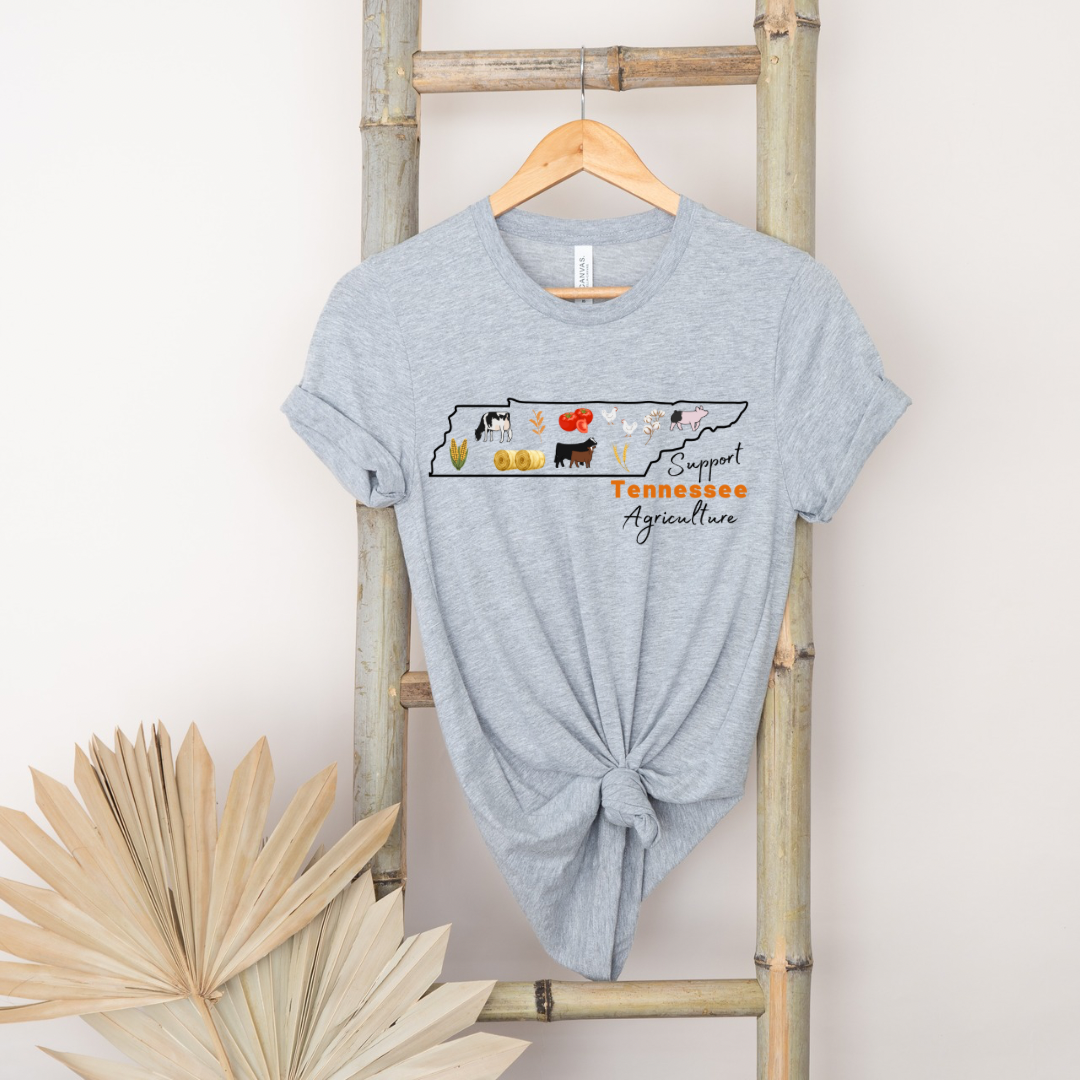 Support Tennessee Agriculture | Adult Tee (Long or Short Sleeve)