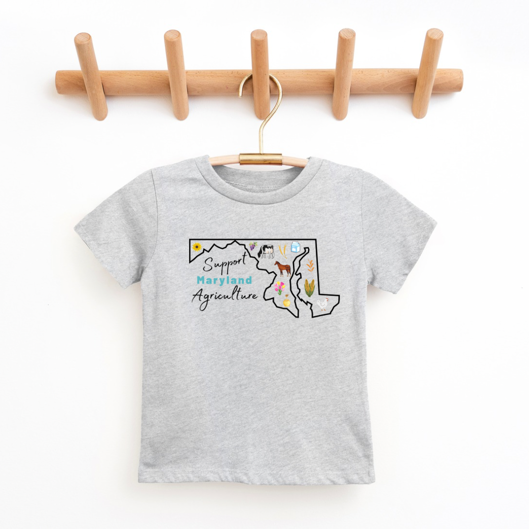Support Maryland Agriculture | Toddler + Youth Tee