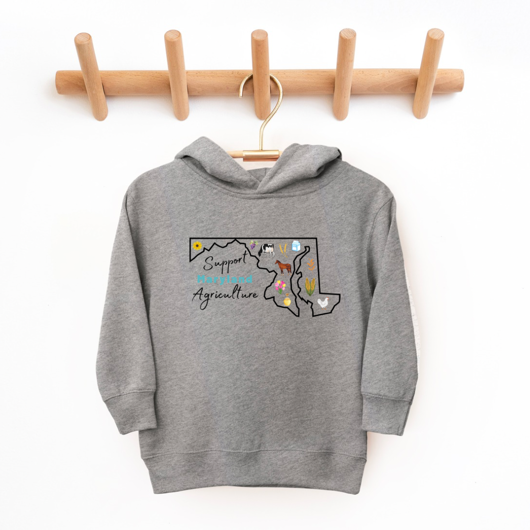 Support Maryland Agriculture | Toddler + Youth Hoodie