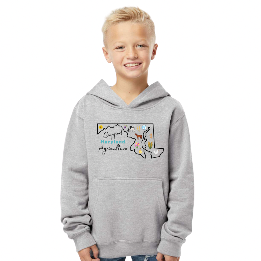 Support Maryland Agriculture | Toddler + Youth Hoodie