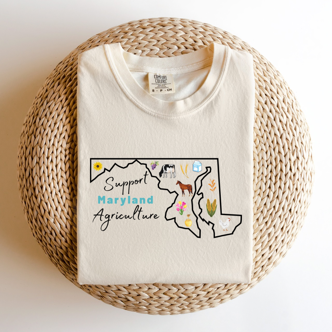 Support Maryland Agriculture | Adult Tee (Long or Short Sleeve)