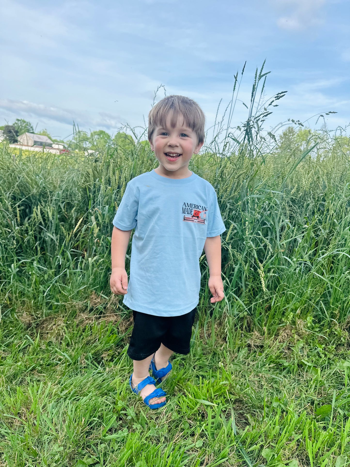 American Made {Red Combine} | Infant + Toddler Tee