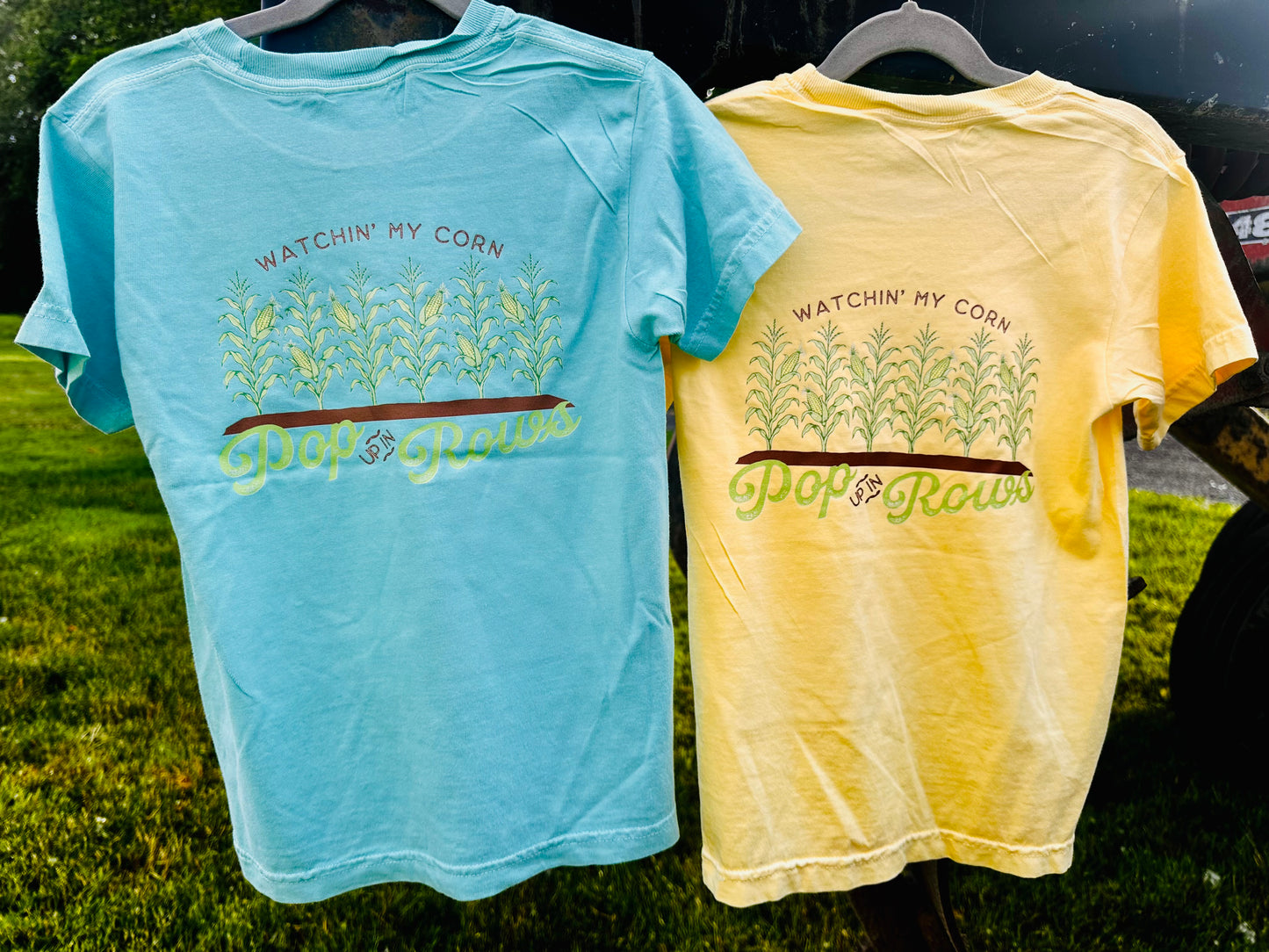 Watchin My Corn Pop Up in Rows | Youth Tee