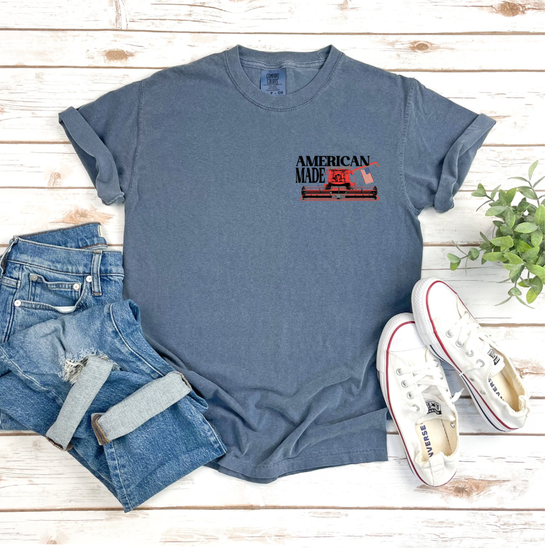 American Made {Red Combine} | Adult Tee