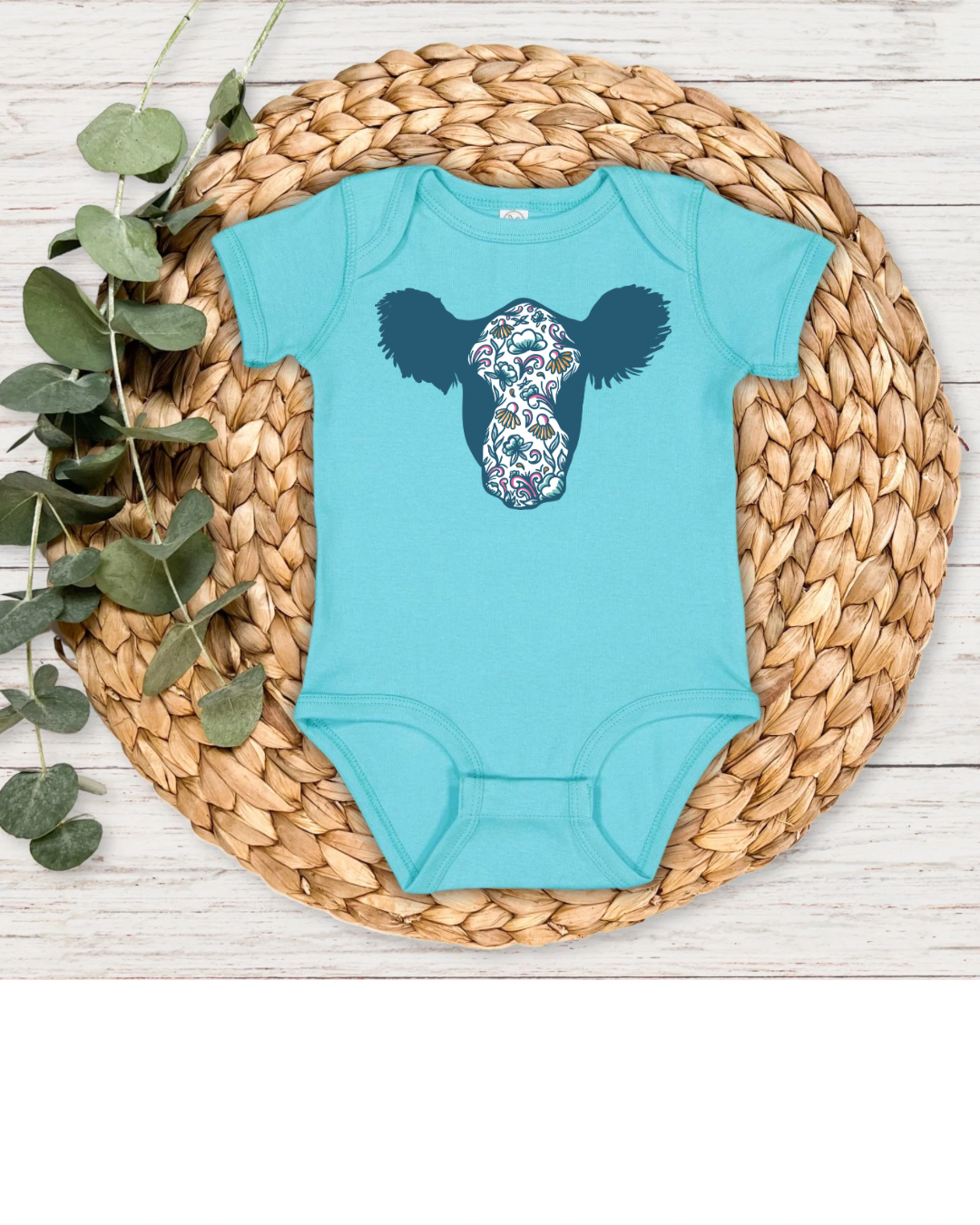 Spring Floral Baldie | Infant + Toddler Tee
