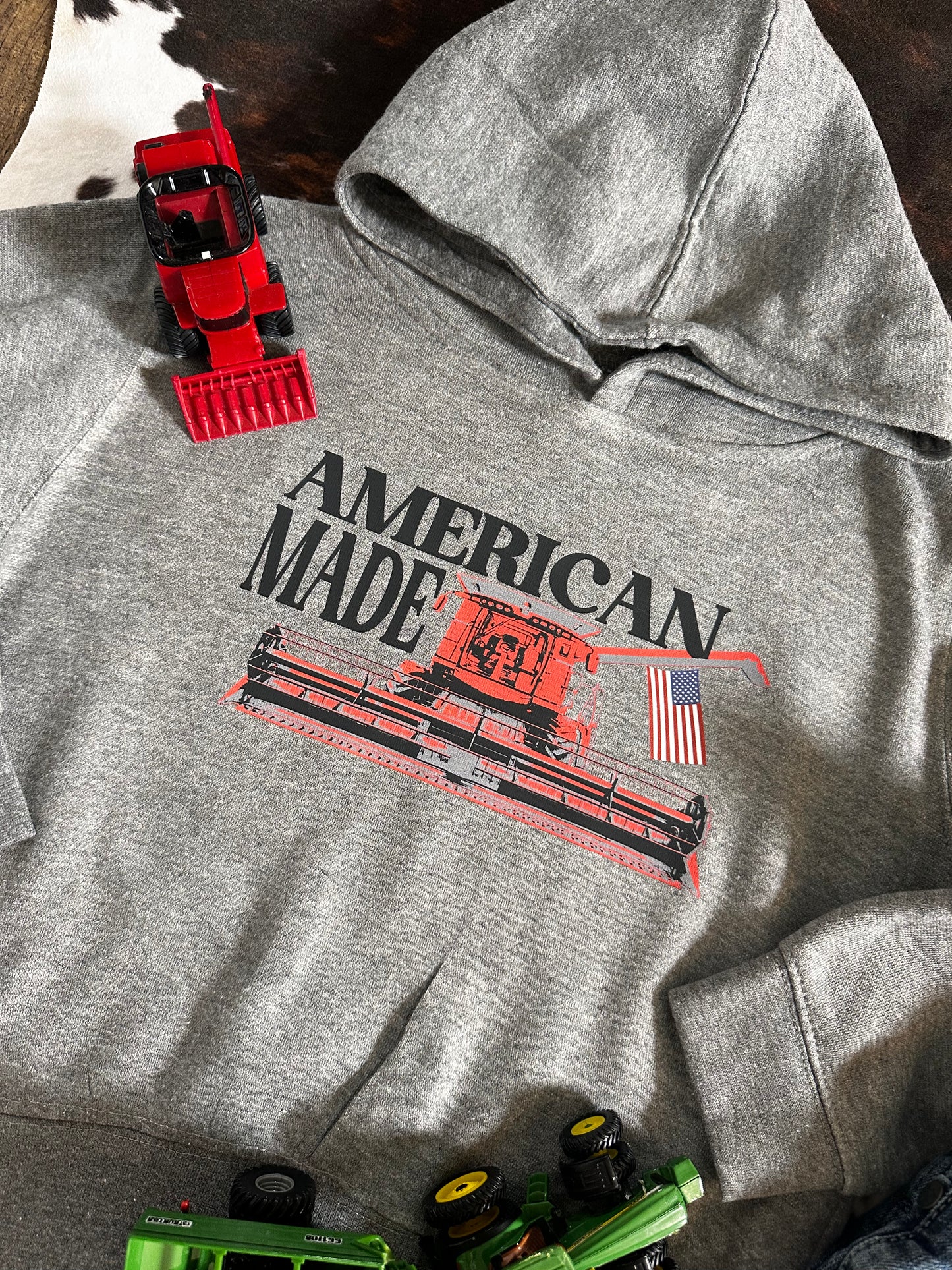 American Made {Red Combine}| Toddler + Youth Hoodie