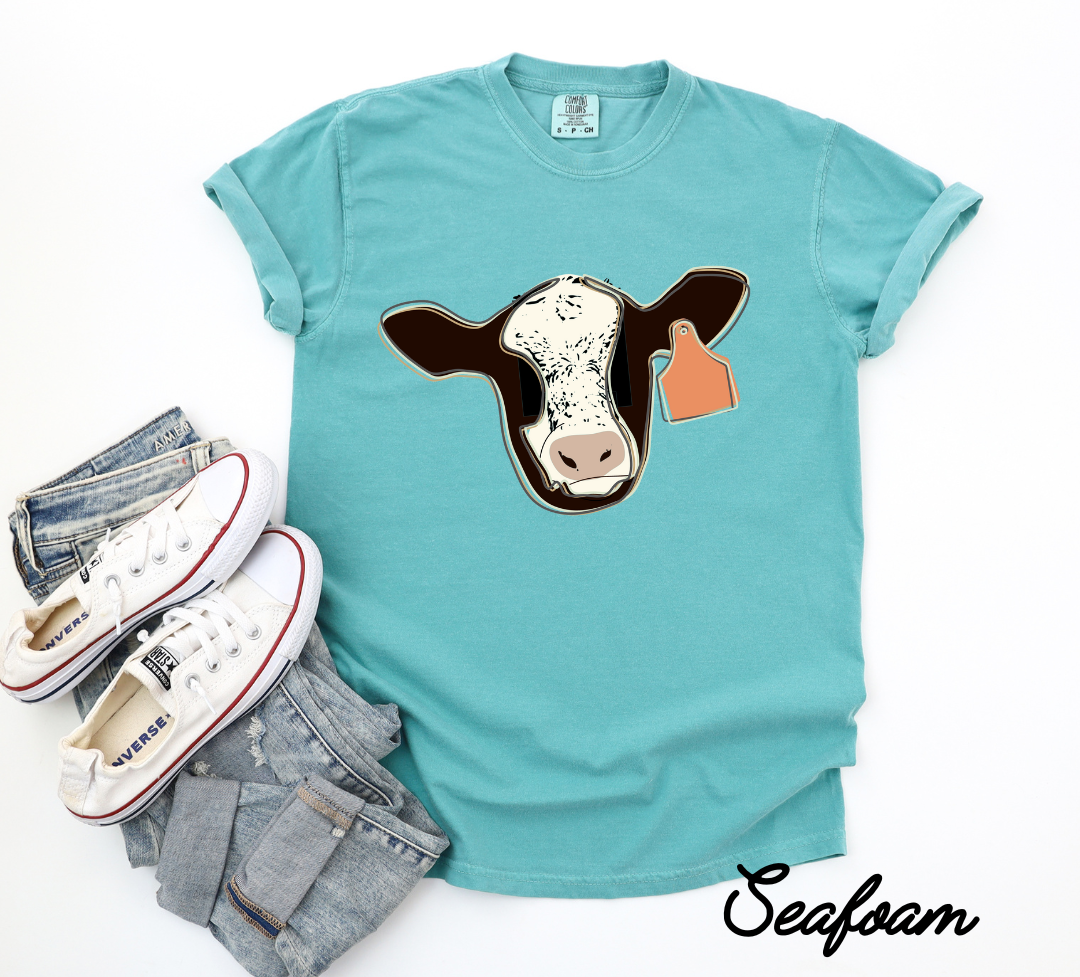 Baldie Calf | Comfort Colors Adult Tee