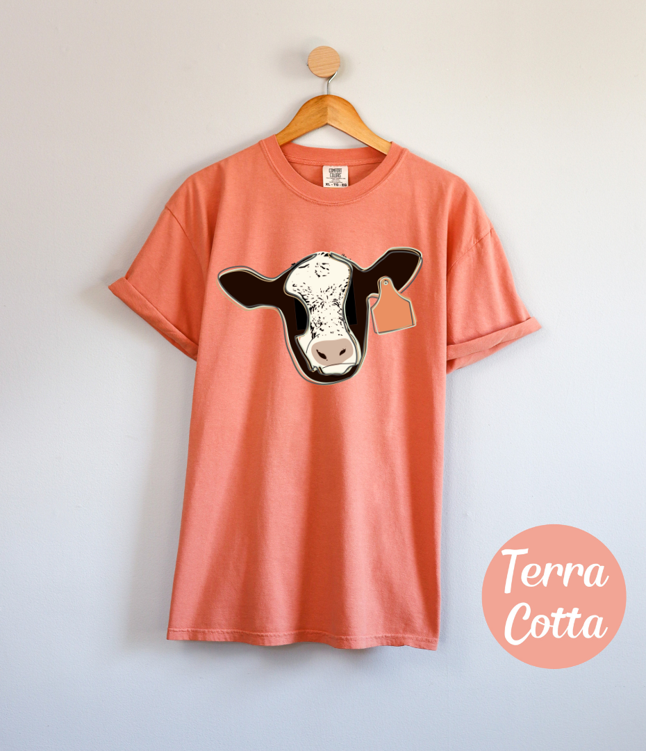 Baldie Calf | Comfort Colors Adult Tee