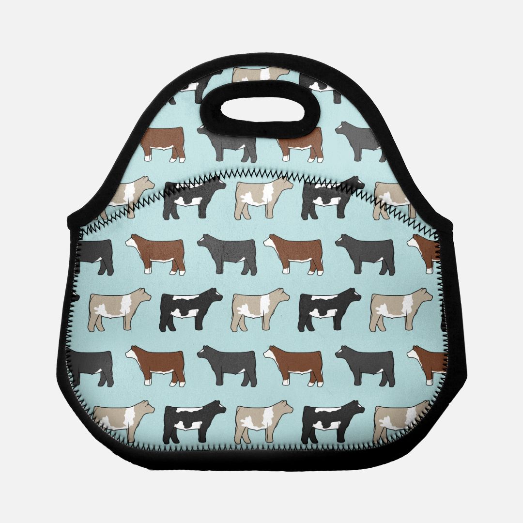 Show Cattle String Lunch Tote