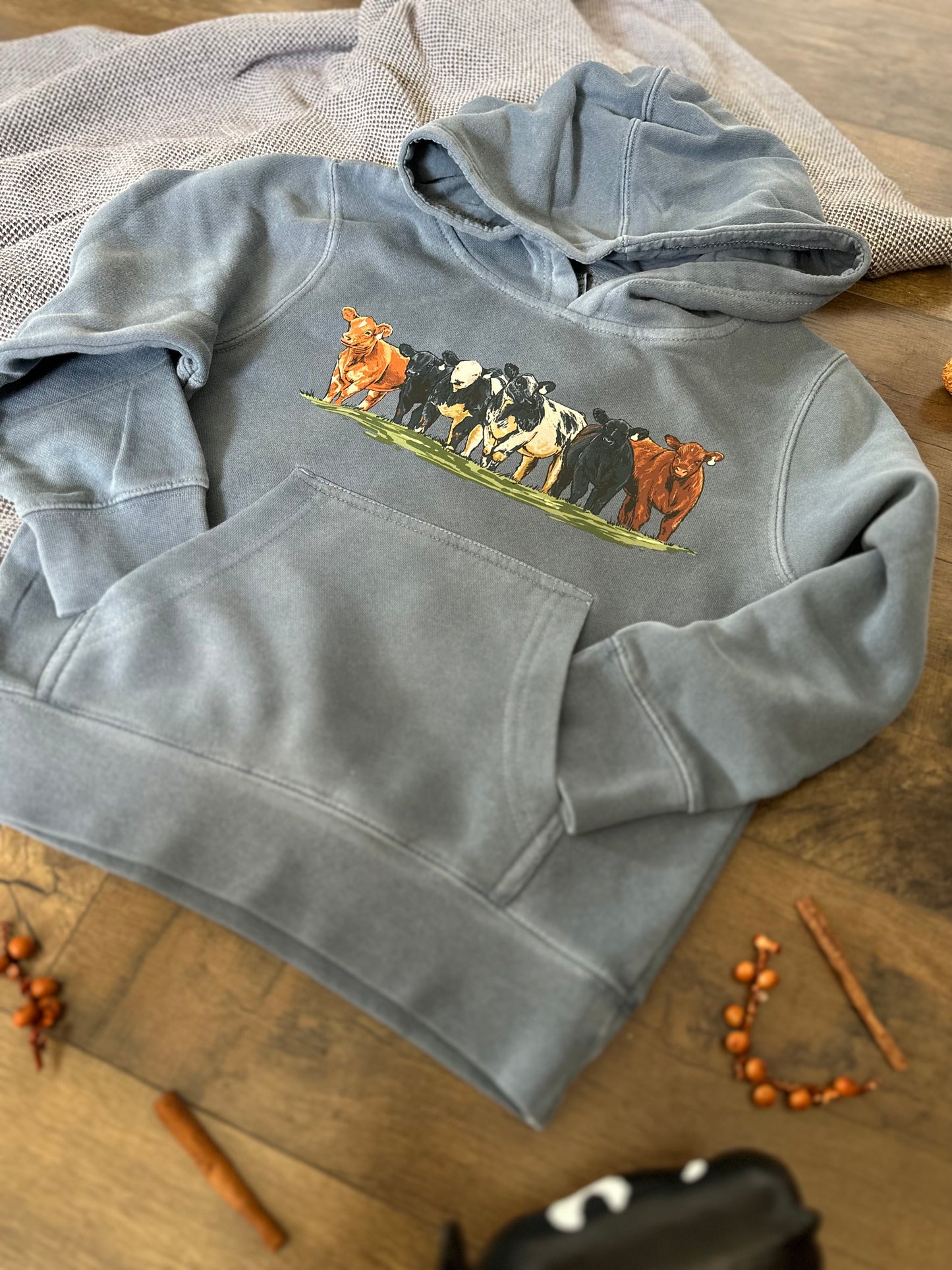 Cattle Round Up | Youth Hoodie {XS to Large}