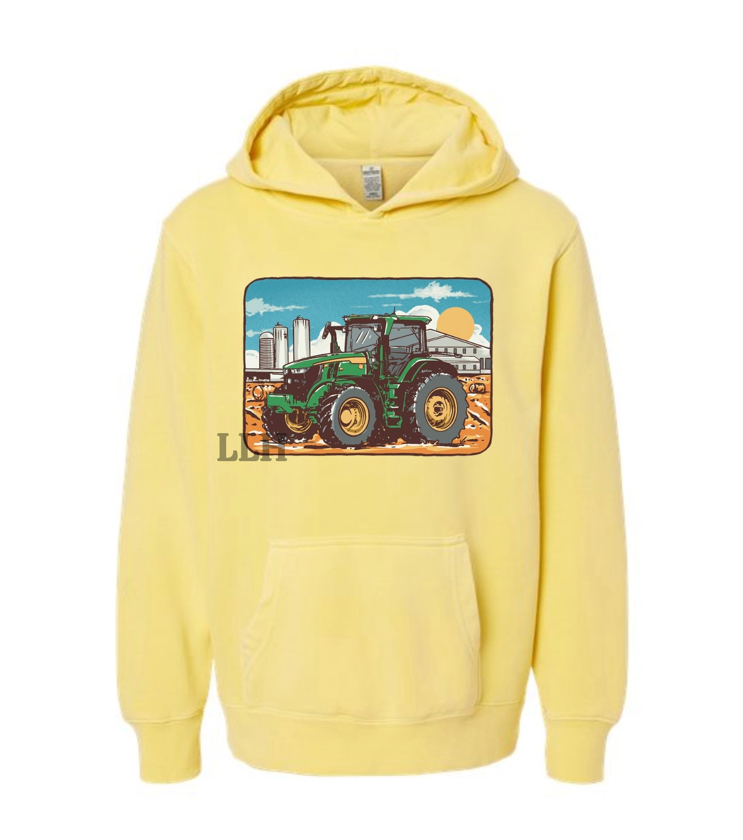 Big Green Tractor | Youth Hoodie {XS to Large}