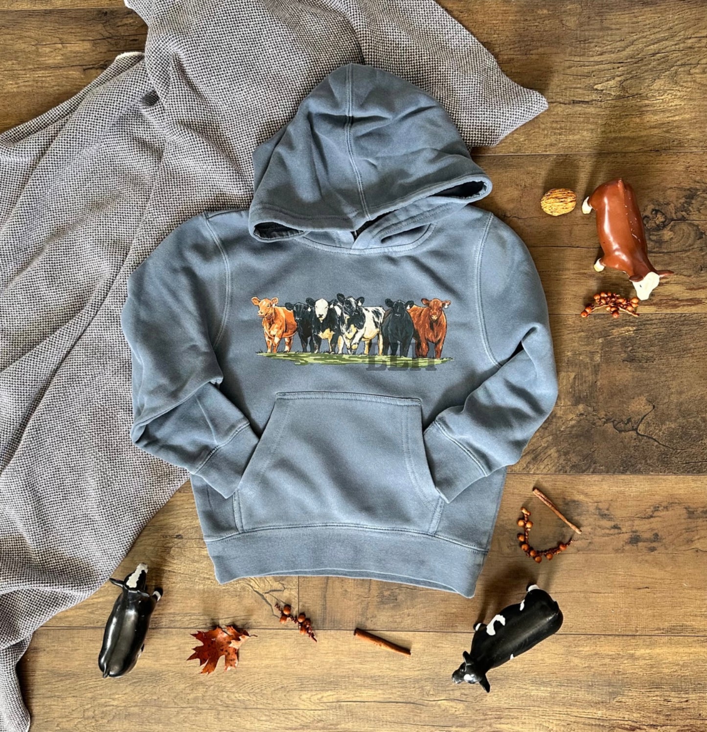 Cattle Round Up | Youth Hoodie {XS to Large}