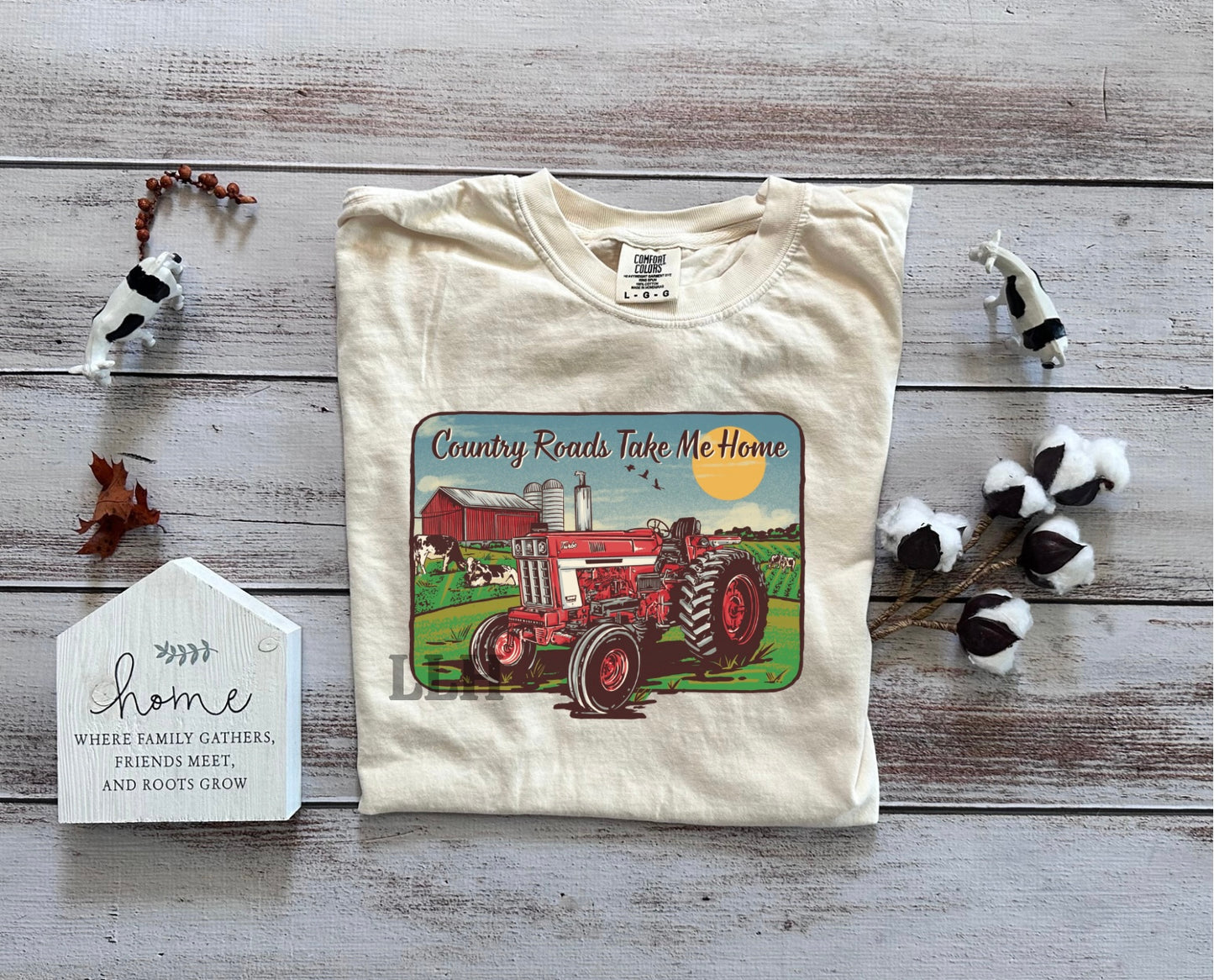 Country Roads // Tractor | Adult Tee