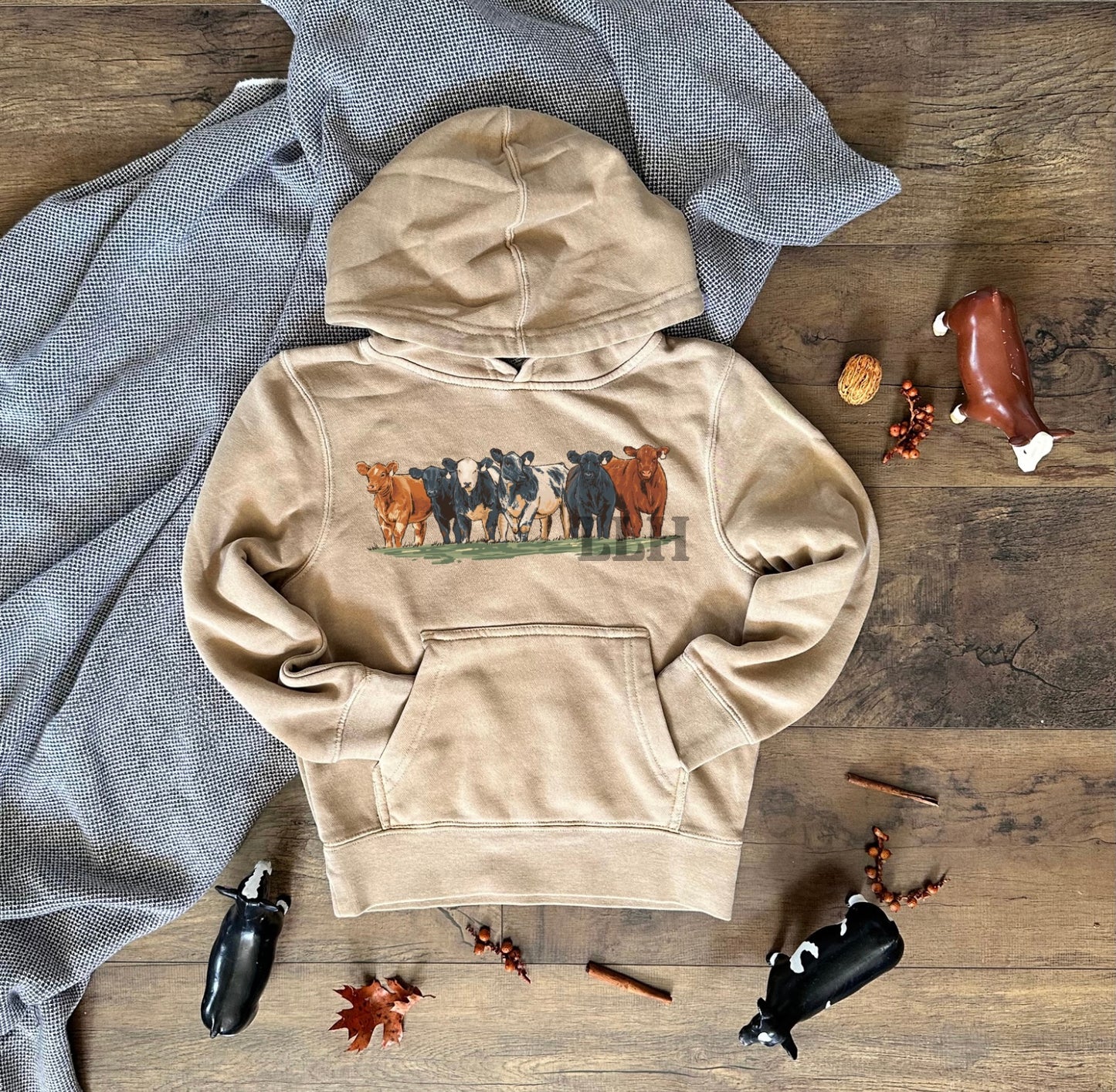 Cattle Round Up | Youth Hoodie {XS to Large}