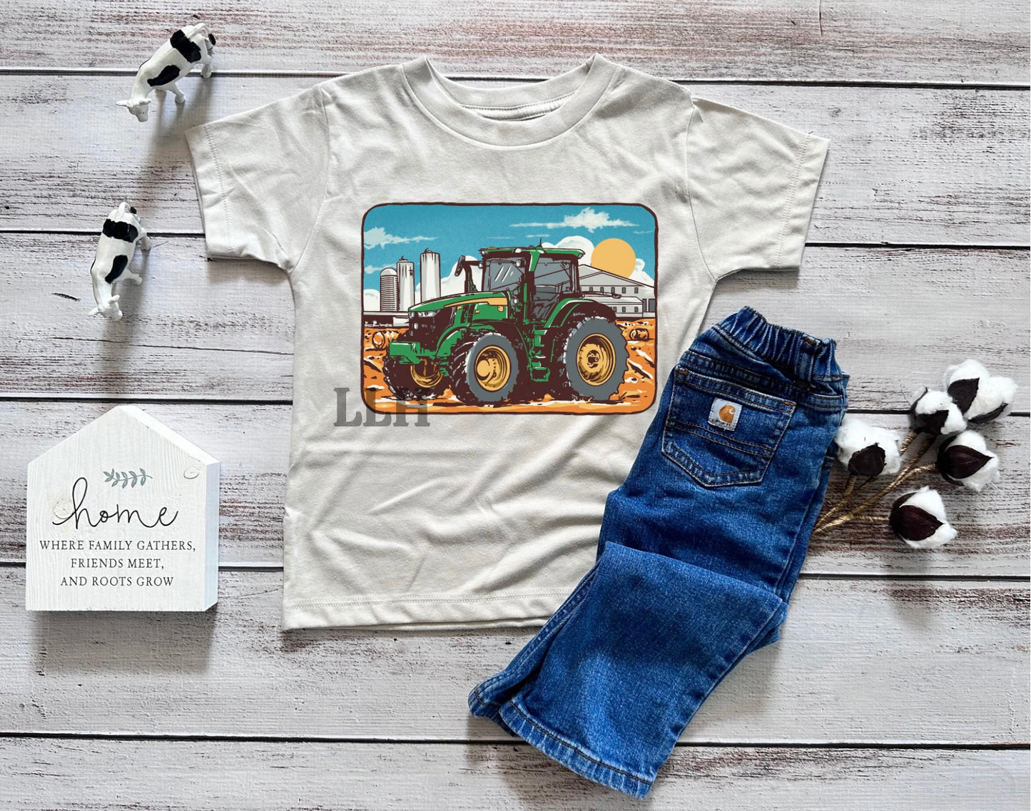 Big Green Tractor | Toddler + Youth Tee