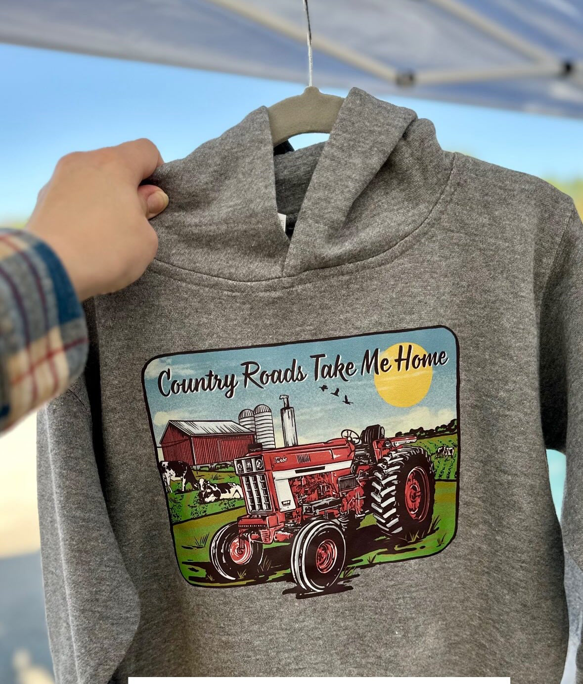 Red Tractor | Toddler Hoodie