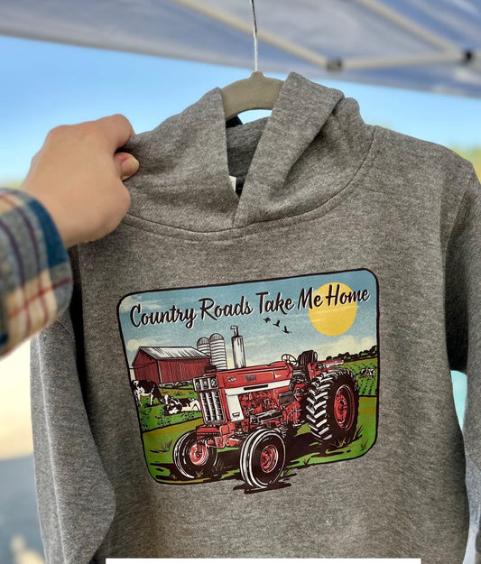 Red Tractor | Toddler Hoodie