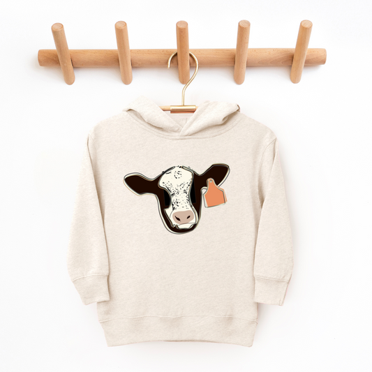 Baldie Calf | Toddler Hoodie, Saltwater or Oatmeal