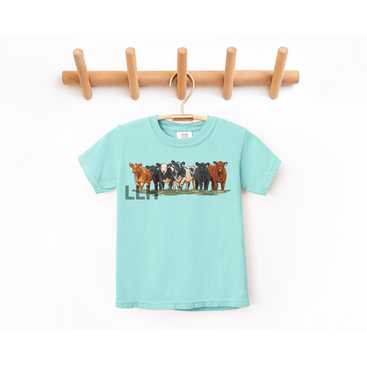 Spring Cattle Round Up | Comfort Colors Toddler + Youth Tee