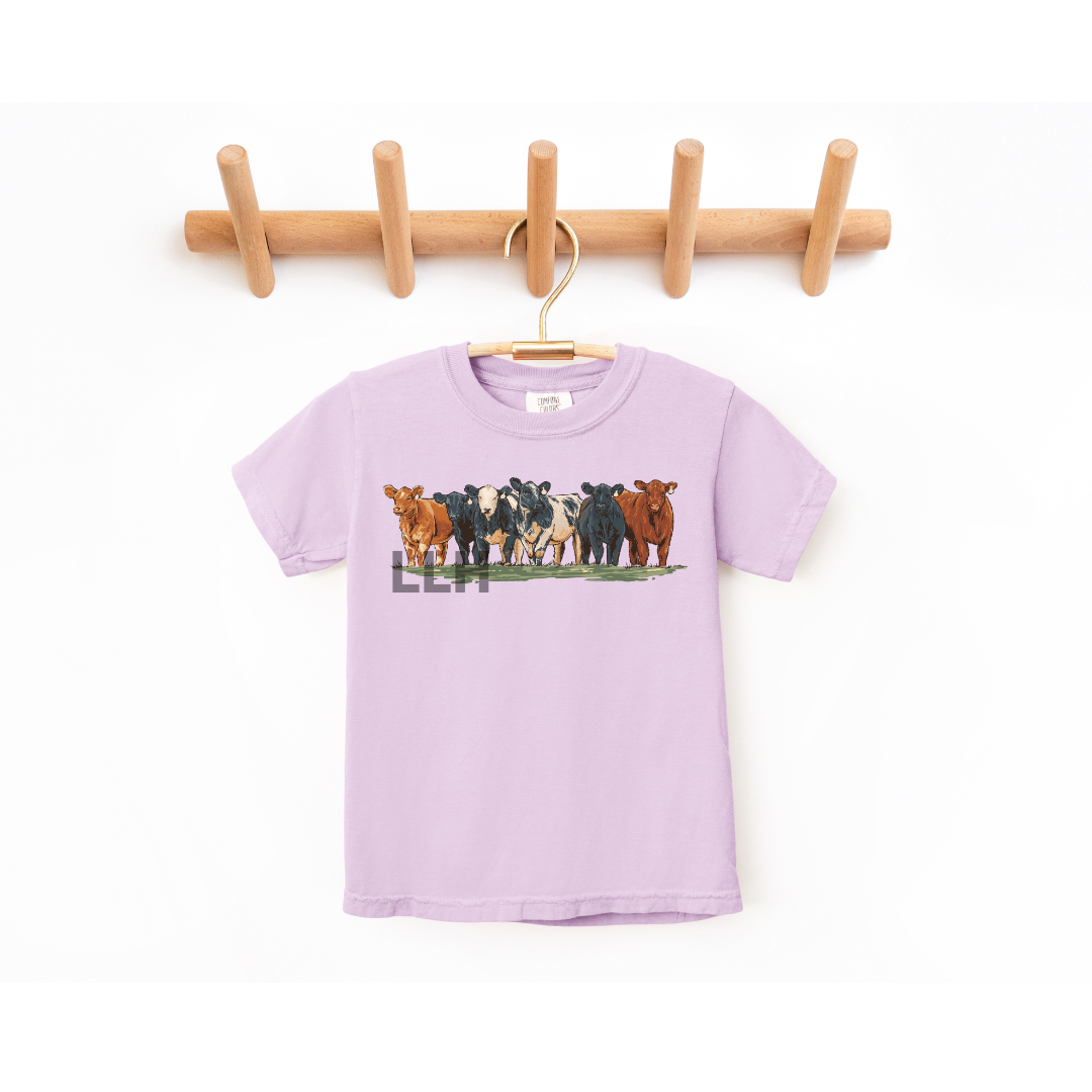 Spring Cattle Round Up | Comfort Colors Toddler + Youth Tee