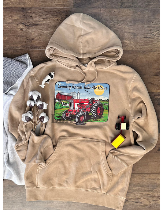 Country Roads Take Me Home | Adult Large Hoodie