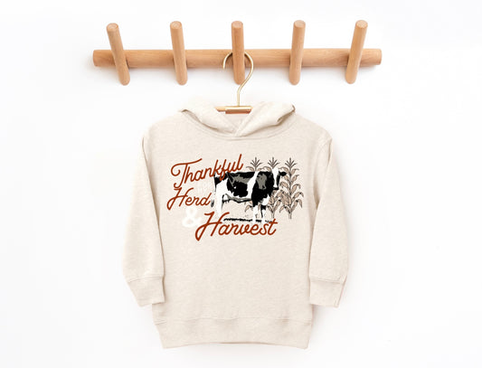 Thankful for my Dairy Herd & Harvest  | Toddler Hoodie