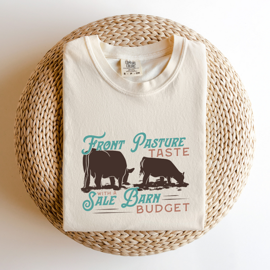 Front Pasture Taste | Adult Tee, Ivory