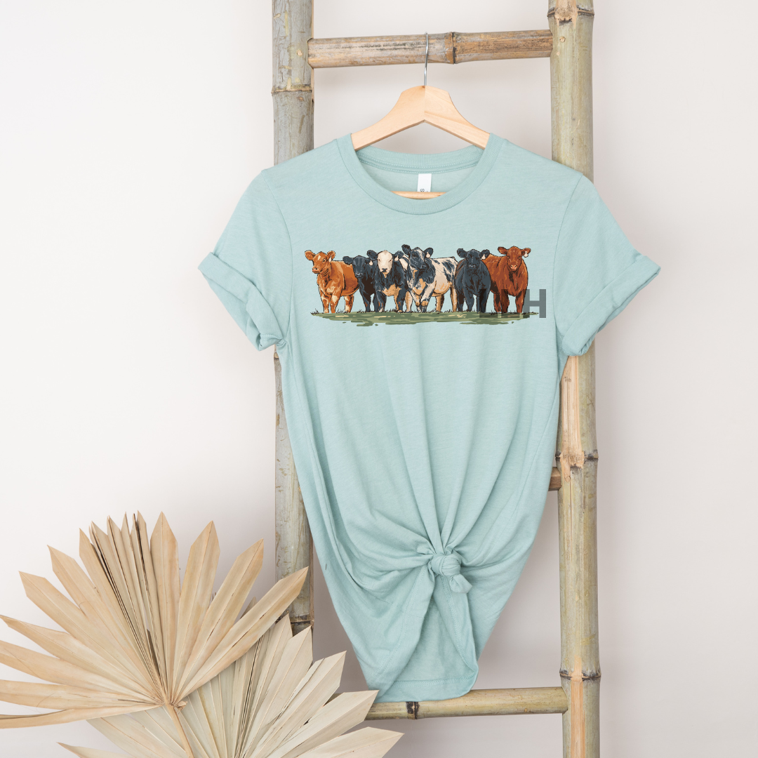 Spring Cattle Round Up | Bella Canvas Adult Tee