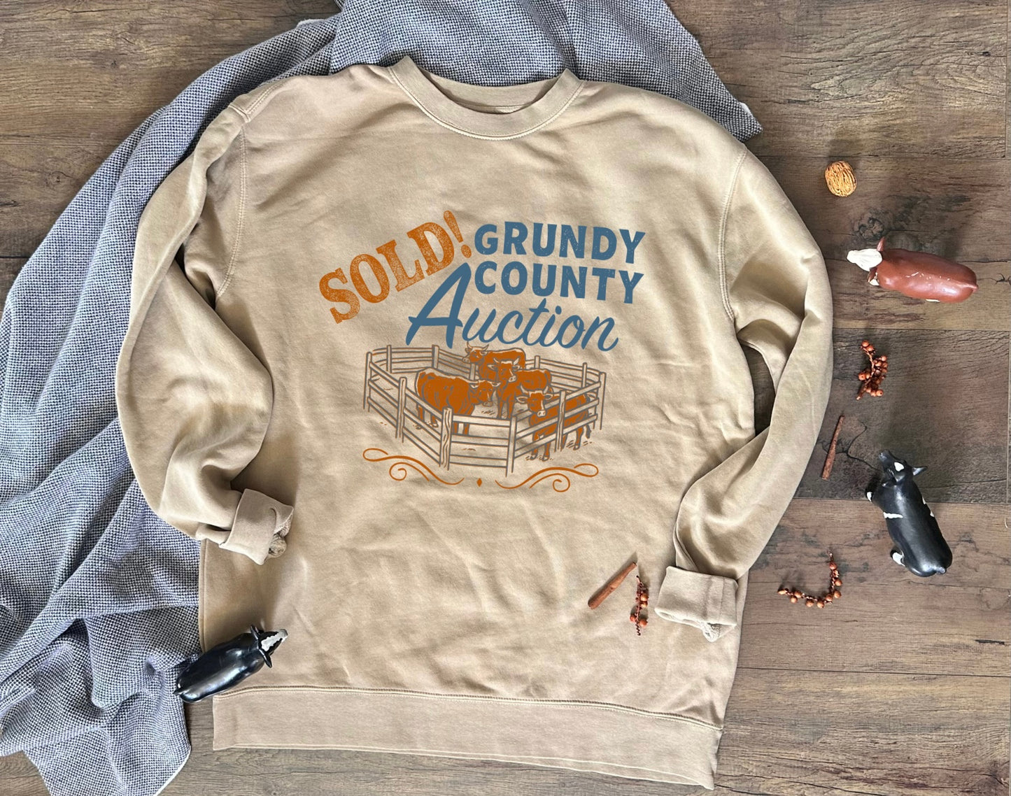 Grundy County Auction | Adult Crewneck Pullover