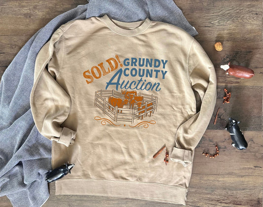 Grundy County Auction | Adult Crewneck Pullover