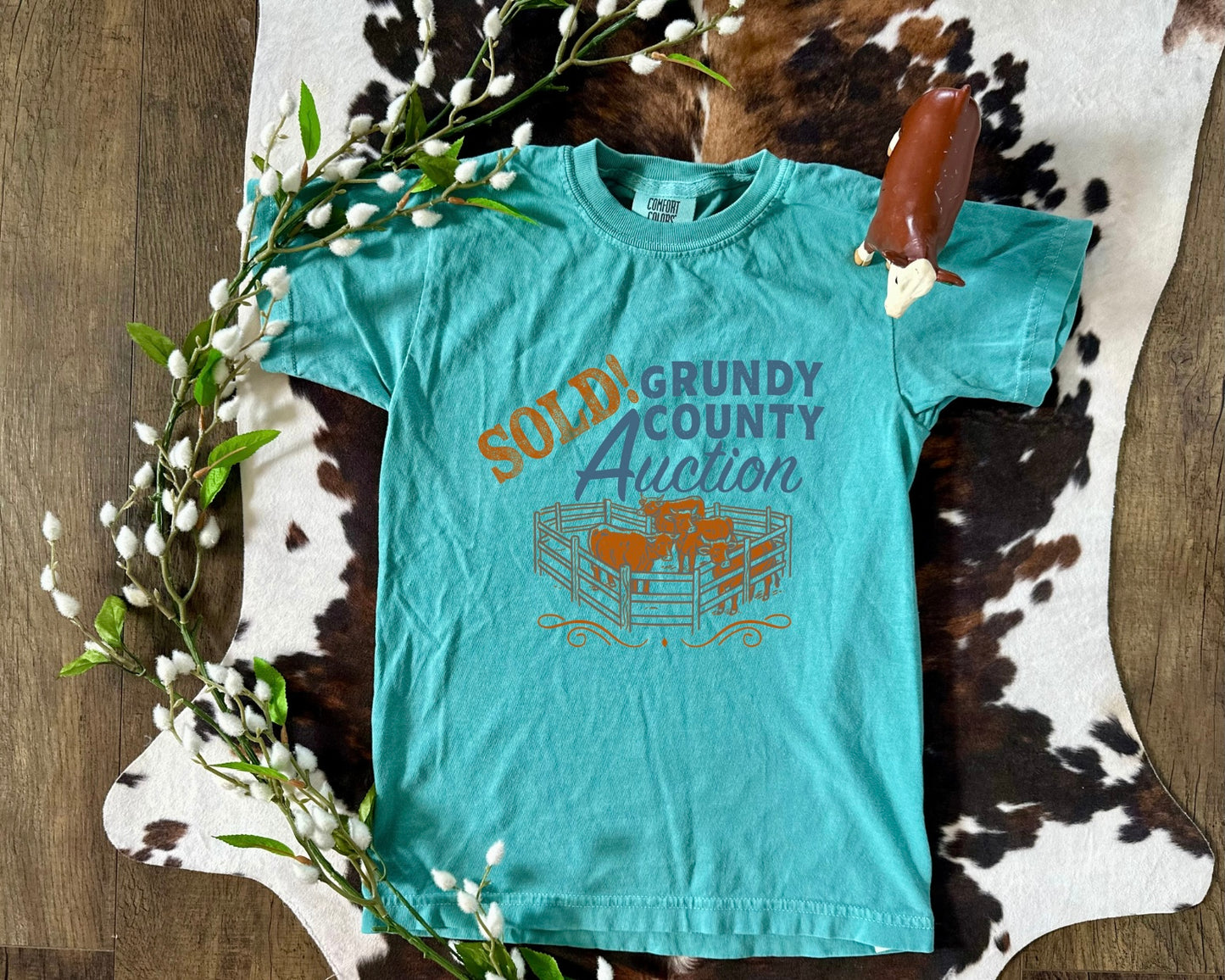 Grundy County Auction | Youth Tee {X/S to Large}