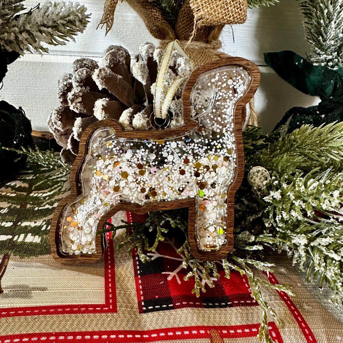 Glitter Shaker Christmas Ornament | Show Goat