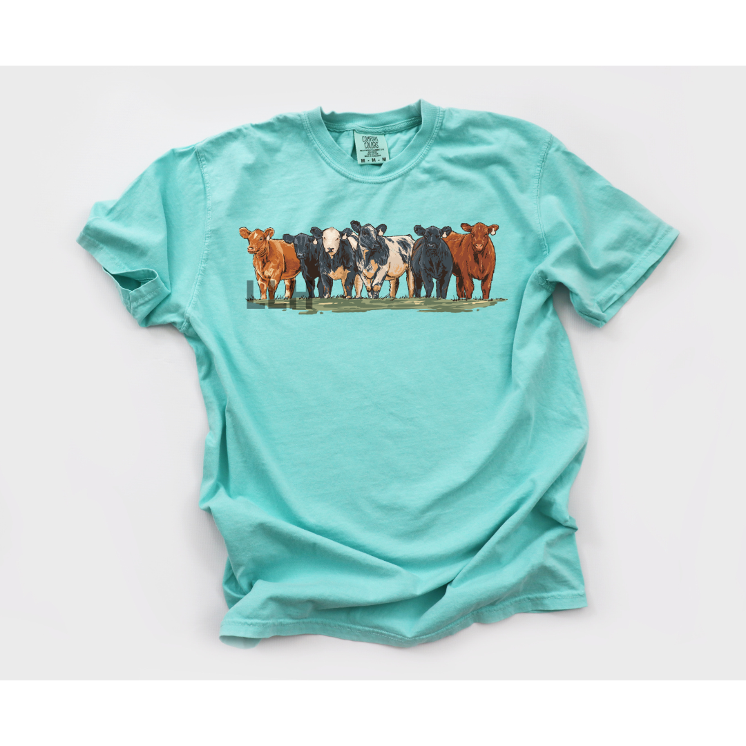 Spring Cattle Round Up | Comfort Colors Adult Tee