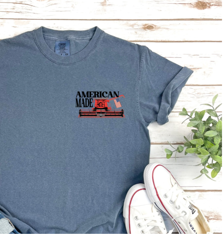 American Made {Red Combine} |  Youth Tee